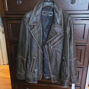 Wilsons Leather Womens Dark Brown Leather Jacket